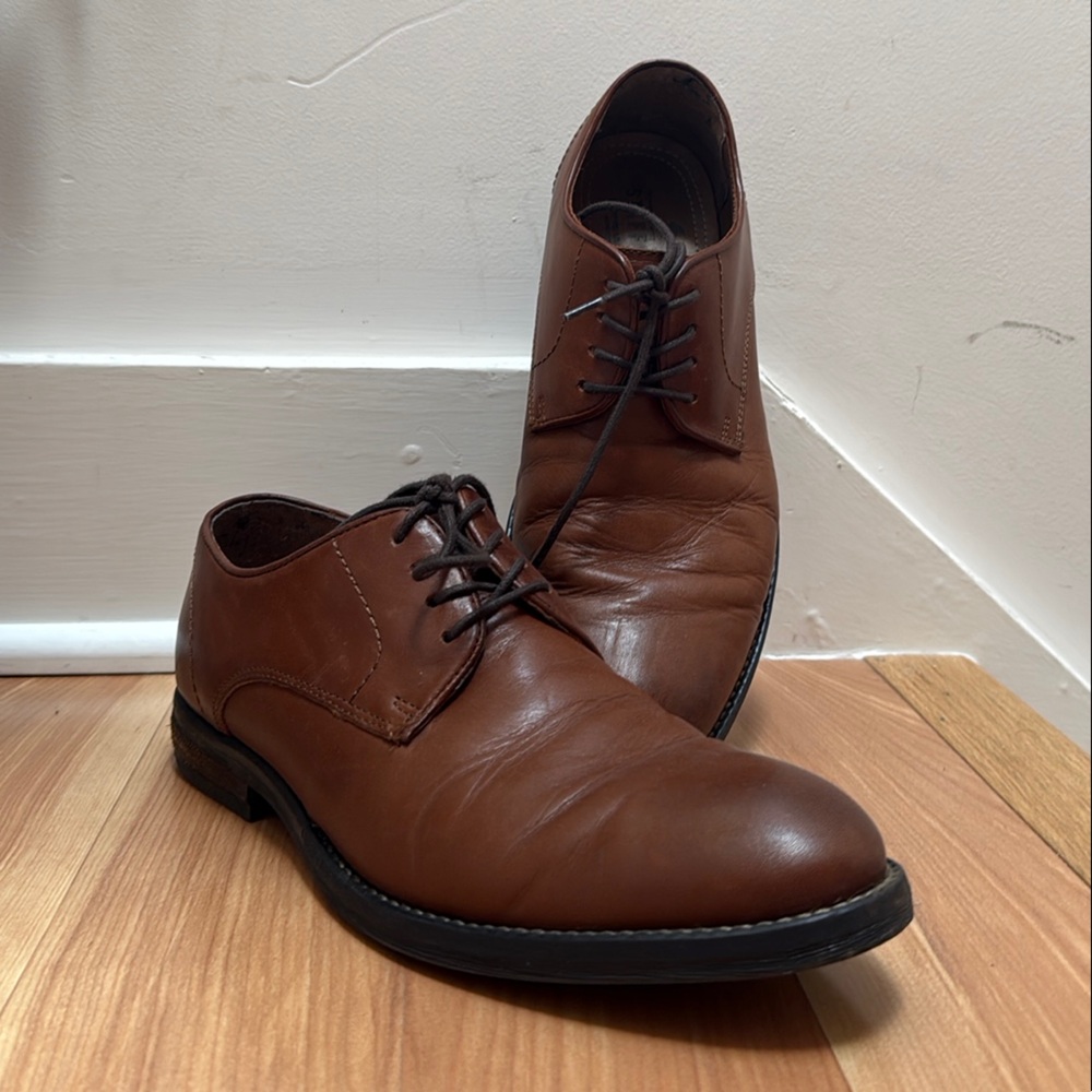 Classic Brown Leather Men's Shoes